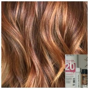 Redken Color Gels Lacquers Color Kit: 6CB Amber Glaze & Pro-Oxide Developer